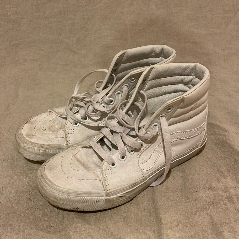 White Vans Hightops